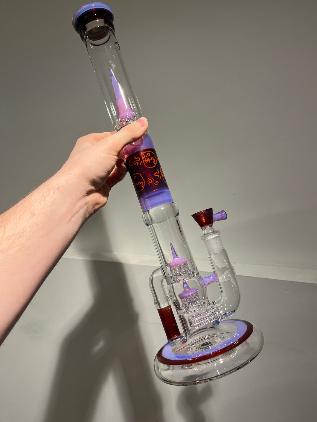 Skull Triple Perc w/ Drain